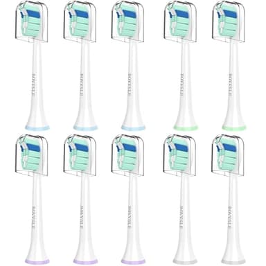 Replacement Toothbrush Heads for Philips Sonicare Replacement Heads, Electric Replacement Brush Head Compatible with Phillips Sonicare Electric Toothbrush, for Philips Sonic Care Brush,10 Pack - Image 1