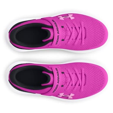 Under Armour Girls' Pre School Surge 4 Alternate Closure, (500) Vivid Magenta/Black/Stellar Pink, 11.5K, US - Image 4