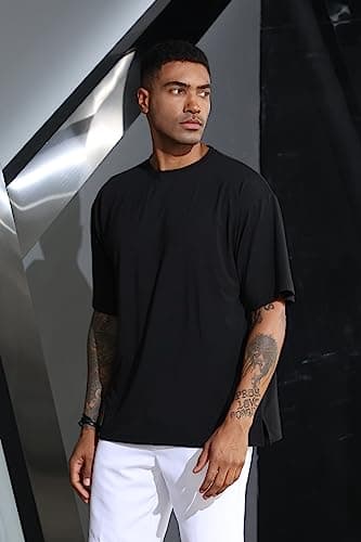 Men's Oversized Workout T-Shirts Lightweight Quick Dry Short Sleeve Tshirts Crew Neck Loose Fit Athletic Tops - Image 4