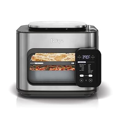 Ninja Combi All-in-One Multicooker, Oven, & Air Fryer, Complete Meals in 15 Mins, 14-in-1 Functions, Combi Cooker + Air Fry, Bake, Roast, Slow Cook and More, 3 Accessories, Stainless Steel, SFP701 - Image 1