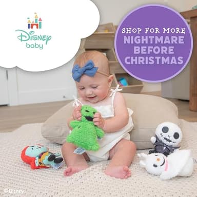KIDS PREFERRED Disney Baby Tim Burton The Nightmare Before Christmas Jack Skellington Stuffed Animal, Jumbo Minky Fabric Halloween Plushies Kids Toys - Image 6