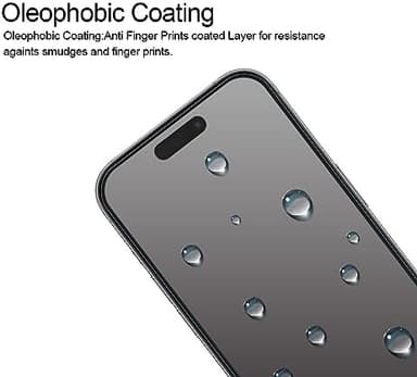 Supershieldz (2 Pack) (Privacy) Anti Spy Screen Protector Designed for iPhone 15 Pro (6.1 inch), Tempered Glass, Anti Scratch, Bubble Free - Image 5