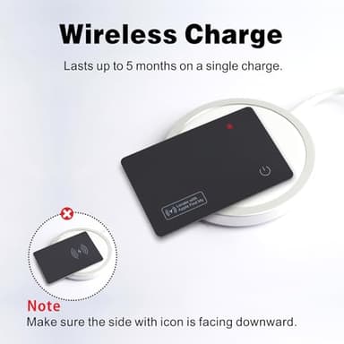 Eelexa Wallet Tracker Card, Rechargeable Thin Finder, Works with Apple Find My (iOS Only), Item Locator for Luggage Tags, Passports, Phone, IP68 Waterproof - Image 6