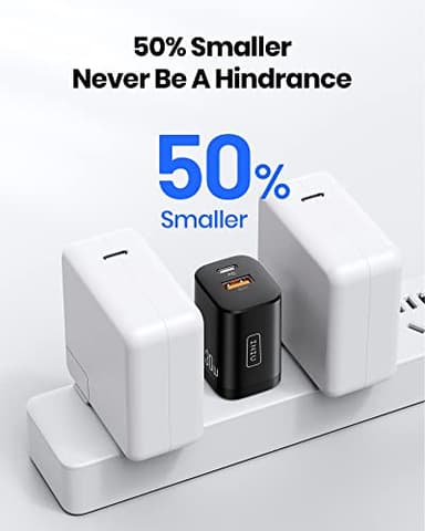 INIU USB C Charger, 30W PD QC 3.0 Dual Port Type C Fast Charging Compact Charger Block with Foldable Plug for iPhone 16 15 Pro Max Samsung S24 S23 Note 20 iPad Pro Google AirPods etc - Image 8