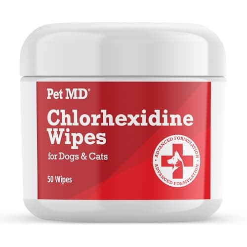 Pet MD Topical Wipes for Cleansing - with Aloe for Cats and Dogs - 50 Count - Image 1