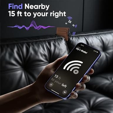 Air Tracker Tag-4 Pack: Smart Bluetooth Tracker Item Finder Work with Apple Find My (iOS only), Luggage Tracker for Kids Keys Wallet Bags Pets, Locator Tracking Device for Home Outdoor Travel Hiking - Image 4