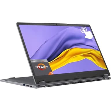 AE86 15.6" 2-in-1 Laptop | 16GB DDR4 RAM 512GB Storage | AMD Ryzen 3 3200U (up to 3.5GHz) | AMD Radeon Vega 3 | FHD Touchscreen | Wi-Fi 5 | BT5.1 | RJ45 | Backlit Keyboard (Upgraded) - Image 1