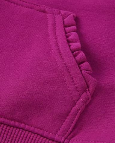 Gymboree Girls and Toddler Long Sleeve Zip Up Hoodie Sweatshirt, Magic Magenta, 12 (3030585) - Image 2