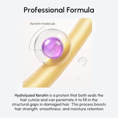 MAREE Purple Hair Mask – Toner for Blonde Hair – Purple Conditioner for Orange Brassy Bleached Highlighted – Grey, Silver, Ash Color Treated – Keratin Hair Care & Biotin – Matizador Para Cabello Rubio - Image 10