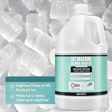 EUHOMY 33 Uses Ice Machine Cleaner Descaler (1 Gallon / 3.75L), 128 Fl OZ Ice Maker Cleaner, Ideal Universal Descaling Solution for All Brands Ice Maker, Single Use Coffee and Espresso Machines - Image 3