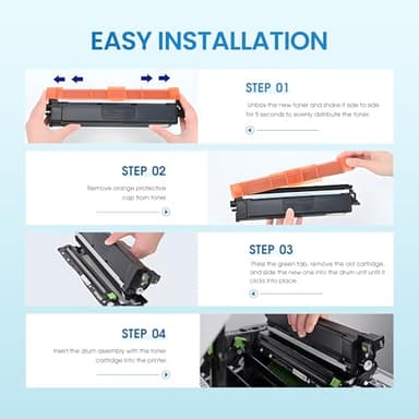Statago TN229XL Toner Cartridges Compatible with Brother, TN229 Toner Works for Brother MFC-L3780CDW MFC-L3720CDW HL-L3280CDW MFC-L8395CDW HL-L3300CDW HL-L3220CDW HL-L3295CDW Printer (BK/C/M/Y 4 Pack) - Image 5