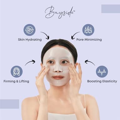 Collagen Face Mask | Hydrating Beauty Skincare Face Mask for Glass Skin, Revitalizing Overnight Collagen Facial Mask for Wrinkles, Selfcare Sheet, Moisturizing Facial Skin Care Product for Women & Men - Image 3