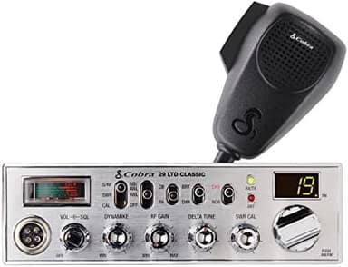 Cobra 29 LTD Classic AM/FM Professional CB Radio - Easy to Operate, Emergency Radio, Instant Channel 9, 4-Watt Output, Full 40 Channels, Adjustable Receiver and SWR Calibration, Black - Image 2