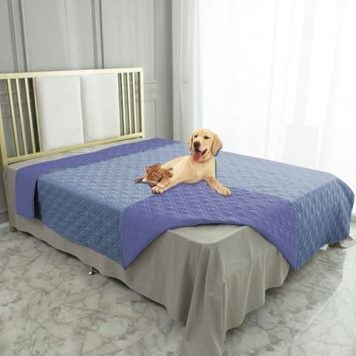 Ameritex Waterproof Dog Bed Cover Pet Blanket for Furniture Bed Couch Sofa Reversible - Image 1