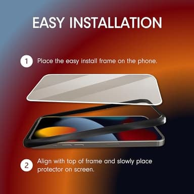 Sonix | 3 Pack Glass Screen Protector for iPhone 15 Pro Max + 3 Pack Camera Lens Protector | Case Friendly, Tempered Glass - Image 4