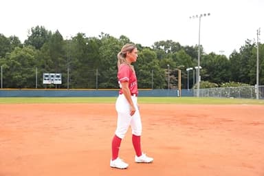 Mizuno Womens Select Low Rise Belted Pant S White, White, Small US - Image 3