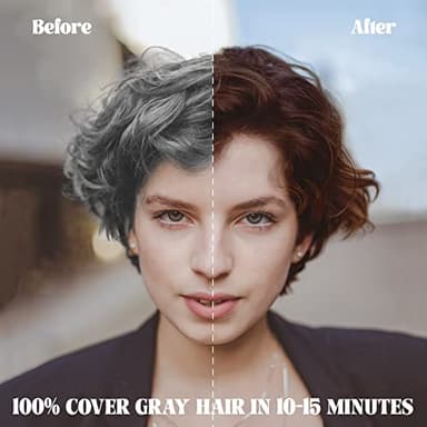 BOJICA Hair Dye Shampoo for Gray Hair Coverage, 3-in-1 Semi-Permanent Color Shampoo for Women & Men Dark Brown - Image 7