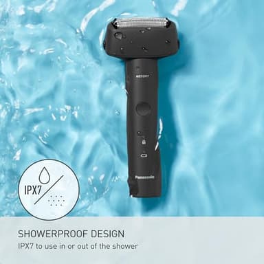 Panasonic Electric Razor for Men, Wet Dry Shaver with 3-Blade Cutting System, Ergonomic Handle and USB-C Charging- ES-RM3B-K - Image 5