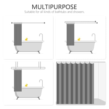 MEHOFOND Halloween Pumpkin Shower Curtain Evil Pumpkin Shower Curtain Black Fall Shower Curtains for Bathroom Decor Washable Durable Fabric Shower Curtains 72x72 inch - Image 8