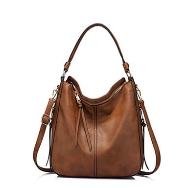 Handbags for Women Large Designer Ladies Hobo bag Bucket Purse Faux Leather - Image 1