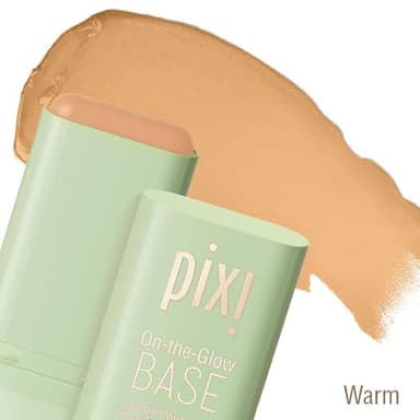 Pixi Beauty On-the-Glow Base| Tinted Moisturizer Foundation Stick | Warm: Medium, golden shade| 0.6 oz / 19g - Image 2