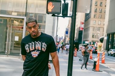 Ultra Game NBA Charlotte Hornets Men's Arched Plexi Short Sleeve Tee Shirt, Black, Medium - Image 5