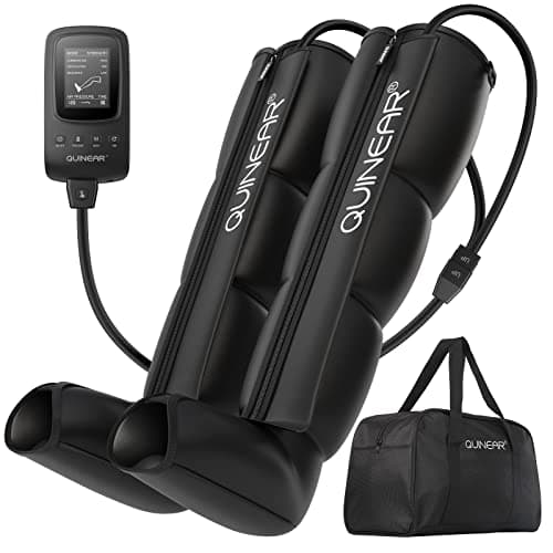 QUINEAR Air Compression Recovery System, Professional Sequential Device for Massage Therapy, Foot and Leg Recovery Boots to Improve Circulation for Athletes, FSA-HSA Eligible (Small) - Image 1