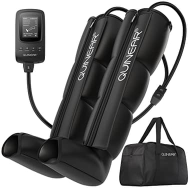 QUINEAR Air Compression Recovery System, Professional Sequential Device for Massage Therapy, Foot and Leg Recovery Boots to Improve Circulation for Athletes, FSA-HSA Eligible (Small) - Image 1