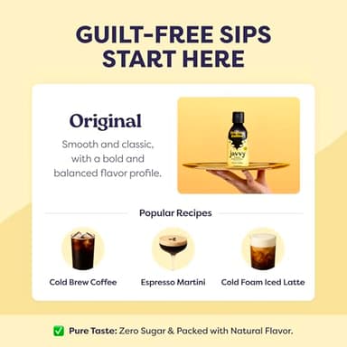 Coffee Concentrate - Cold Brew Coffee, Perfect for Hot or Iced Instant Coffees, Hot Drinks, Cold Brew Concentrate, 35 Servings – Original - Image 3