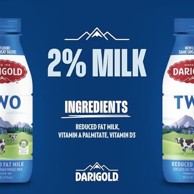 Darigold Milk 2 Percent, Reduced Fat Shelf Stable Milk with 12 Essential Nutrients, 15g Protein, rsBT Free - 14oz, 12 Pack (Two Percent) - Image 4