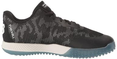 New Balance Unisex FuelCell 4040 V7 Turf Trainer Baseball Shoe, Black/Optic White, 11.5 US Men - Image 6
