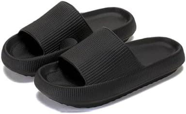 rosyclo Cloud Slippers for Women and Men, Pillow House Slippers Shower Shoes Indoor Slides Bathroom Sandals, Ultimate Comfort, Lightweight, Thick Sole, Non-Slip, Easy to Clean - Image 3