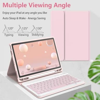 Keyboard Case for iPad Air 11-inch M3/M2/Air 5th/ 4th Generation- Detachable Bluetooth Keyboard Case with Pencil Holder - Flip Stand Cover for iPad Air 11"(2025&2024) /Air 5 2022/Air 4 2020/Pro 11 1st - Image 3