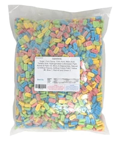 YANKEETRADERS Classic Pez 4 Flavor Assortment, Sour Unwrapped, Candy Dispenser Refill, 4 Pounds - Image 3