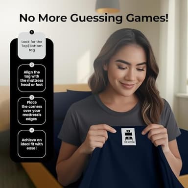 Utopia Bedding King Fitted Sheets - Bulk Pack of 2 Bottom Sheets - Soft Brushed Microfiber - Deep Pockets - Shrinkage & Fade Resistant - Easy Care (King, Navy) - Image 4