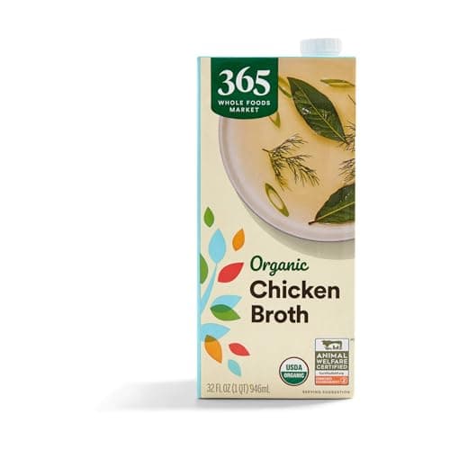 365 by Whole Foods Market, Organic Chicken Broth, 32 Fl Oz - Image 1