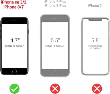 jaroco for iPhone SE Case 2022/2020/3rd/2rd,iPhone 8/7 case [Shockproof] [Dropproof] [Military Grade Drop Tested] with Non-Slip Removable Heavy Duty Full Body Phone Case-Black - Image 2