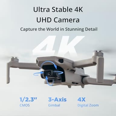 Specta Mini GPS Drone with 4K UHD Camera, Under 249g, 3 Aixs Gimbal with 10KM FPV Transmission, 4K/30fps Video, 31-Min Flight, Auto Return, Lightweight and Foldable Drone for Adults Beginners - Image 3