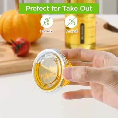 Dealusy 360 Set 2 oz Jello Shot Cups with Lids, Sturdy & Food Safe Disposable Plastic Portion Condiment Dipping Sauce Cups, Small Containers for Salad Dressing - Image 4