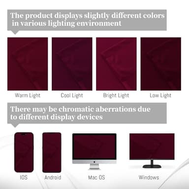 Yakamok Velvet Curtains 84 inches 2 Panels - Luxury Room Darkening Wine Red Curtains for Bedroom Living Room Thermal Insulated Super Soft Window Drapes Rod Pocket, Wine Red, W52 x L84 inches - Image 7