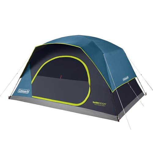 Coleman 4/6/8/10 Person Skydome Dark Room Tent with Rainfly, 5 Minute Setup, Blocks 90% of Sunlight, 20% More Headroom Than Traditional Tents - Image 1
