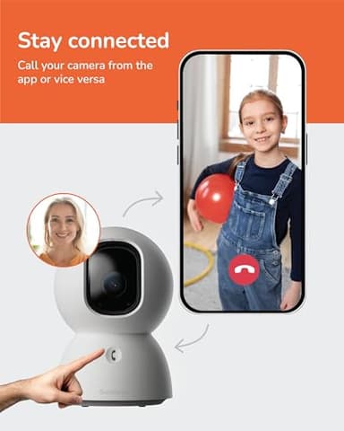 Sensforge Indoor Pan-Tilt Security Camera with SD Card for pet/Kid/Home, 24/7 Recording, 5G/2.4G Wi-Fi, 2.5K Video and Image - Free Human Motion Pet Detection, NO Monthly fee - Image 6