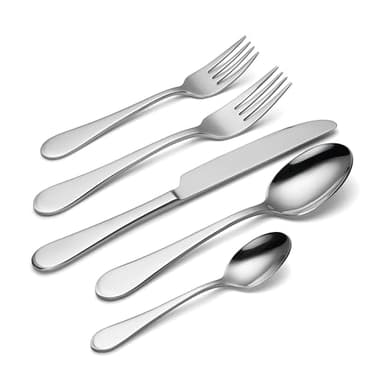 Oneida Icarus 45-Piece Flatware Set, Service for 8, Silver - Image 4