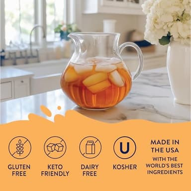 Jordan's Skinny Mixes Sugar Free Syrup, Sweet Tea Flavor, Flavored Water Enhancer, Drink Mix for Ice Tea, Lemonade & More, Zero Calorie Flavoring, Keto Friendly, 25.4 Fl Oz, 1 Pack - Image 5