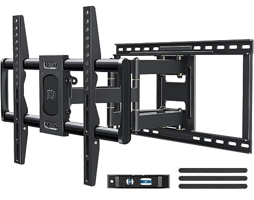 Mounting Dream Full Motion TV Wall Mount for Most 42-90 Inch TVs, Heavy Duty Wall Mount TV Bracket with 6 Strong Articulating Arms, Max VESA 600x400mm, Up to 132LBS, Fits 16/18/24'' Wood Studs, MD2298 - Image 1