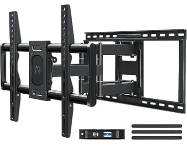 Mounting Dream Full Motion TV Wall Mount for Most 42-90 Inch TVs, Heavy Duty Wall Mount TV Bracket with 6 Strong Articulating Arms, Max VESA 600x400mm, Up to 132LBS, Fits 16/18/24'' Wood Studs, MD2298 - Image 1