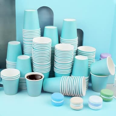 100 Pack 3 oz Paper Cups, Bathroom Cups Disposable,Mouthwash Cups Small Snack Cups for Water, Juice,Candy Ideal for Party Bathroom and Office - Image 3