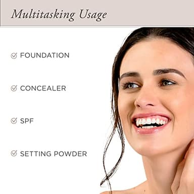 PUR Beauty 4-in-1 Pressed Mineral Makeup Powder Foundation with SPF 15 - Concealer & Finishing Compact Pressed Powder for Face - Buildable Medium to Full Coverage Foundation Powder (Ivory) - Image 15