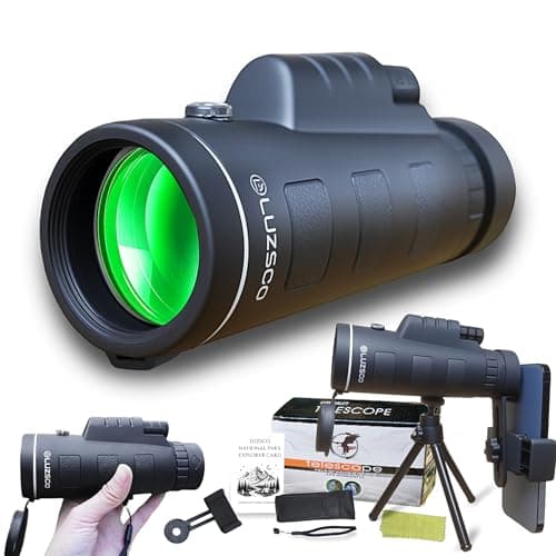 Monoculars for Adults High Powered 10x42 – Compact Waterproof Monocular Telescope with Tripod & Smartphone Adapter – Handheld Mini Pocket Telescope for Bird Watching, Hunting, Hiking, Travel & Gifts - Image 1