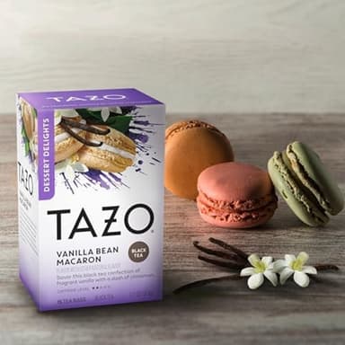 TAZO Dessert Delights Vanilla Bean Macaron Tea Bags, Sugar Free and Zero Calories, 90 Total Tea Bags (15ct - Pack of 6) - Image 6